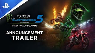 Monster Energy Supercross - The Official Videogame 5 - Trailer d'annonce | PS4, PS5