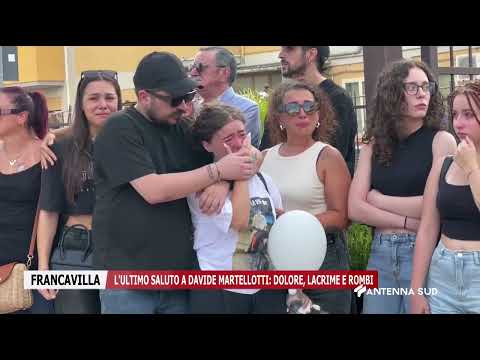 01 SET 2026 - FRANCAVILLA FONTANA(BR) L'ULTIMO SALUTO A DAVIDE MARTELLOTTI: DOLORI, LACRIME E ROMBI