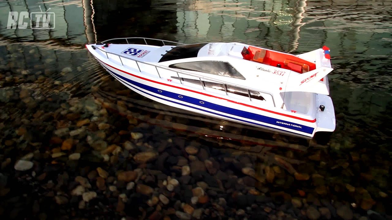 RC loď Atlantic Yacht, modrá