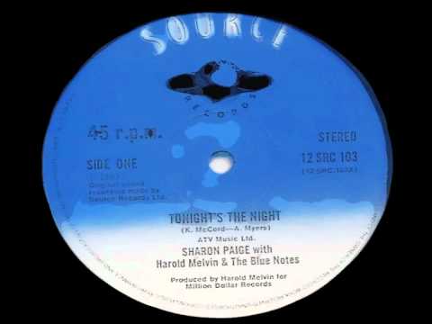Sharon Paige - Tonight's The Night