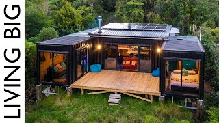 Off-Grid Living in a 5x 20ft Shipping Container Home