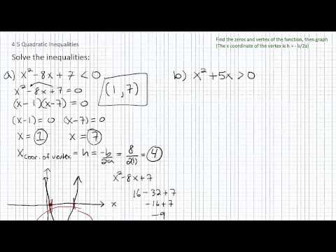  Solving Quadratic Inequalities p2