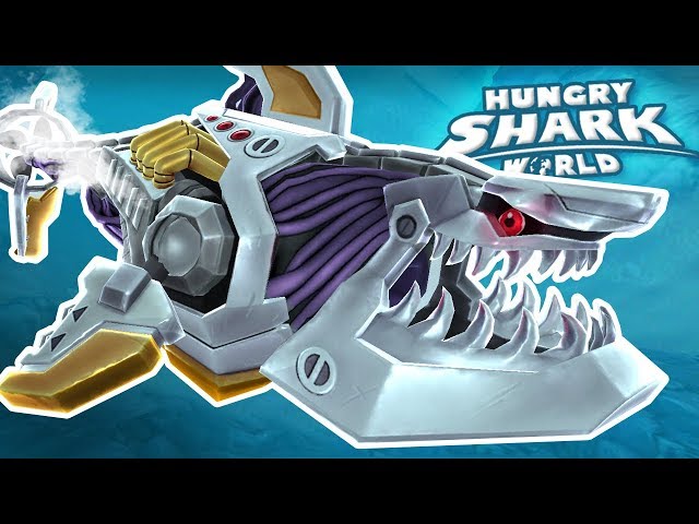 ROBOT SHARK!!! - Hungry Shark World | Ep 63 HD