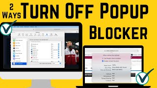 How to Turn off Pop Up Blocker on Mac, MacBook Safari Browser in 2024