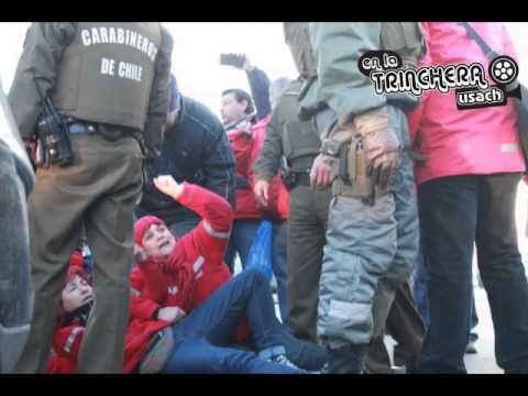 Corte de calle: Represión a los trabajadores de Correos de Chile