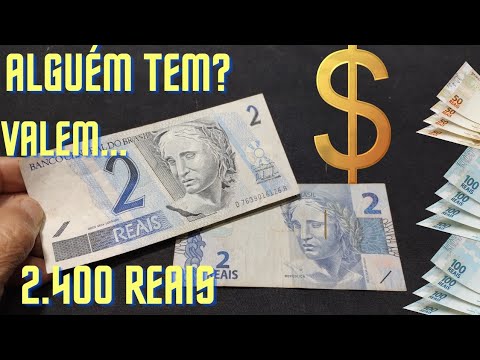 Vídeo: Nota 2 reais antiga: dúvidas e identificação