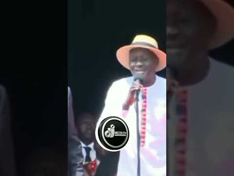 Agordy Konyango MCA sings at Raila Odinga's Funeral