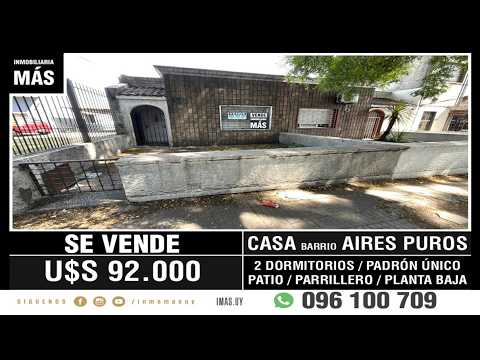 Video de YouTube - Casa Venta Padrón Único Brazo Oriental Montevideo iMas.uy A