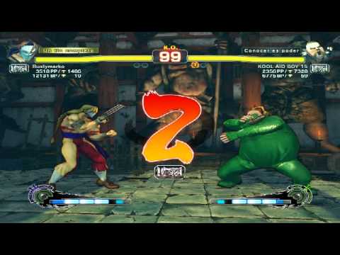 Batalla de Ultra Street Fighter IV: Vega vs Rufus