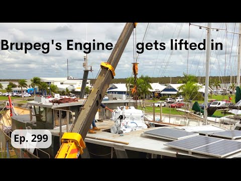 Brupeg's Engine gets lifted in - Project Brupeg Ep.299