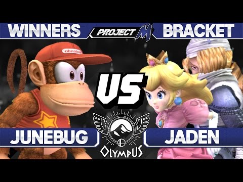 Olympus - Junebug (Diddy) vs Jaden (Sheik/Peach) - PM Winners - Project M
