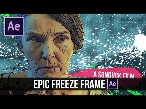 After Effects Tutorial: Epic Freeze Frame Animation Video