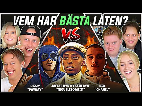 VEM HAR BÄSTA LÅTEN? (Yasin Byn x Jaffar Byn, Dizzy, Rio) | Swedish Rap Reaction | #50