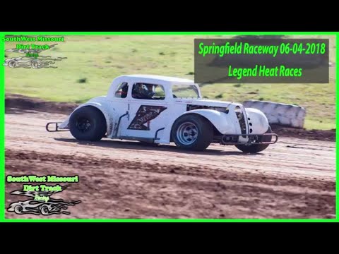 Legend Heat Races - Springfield Raceway 06-03-2018
