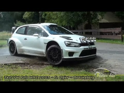 Test VW Motorsport 2013 | Polo R WRC | Sebastien Ogier [HD] Devillersvideo