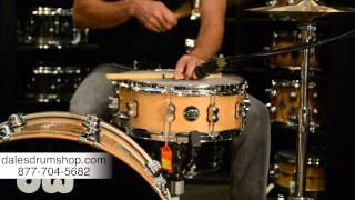 Video thumbnail for DW Performance Series Natural 5.5x14 Snare Drum - Dale's Drum Shop by drummersatdales