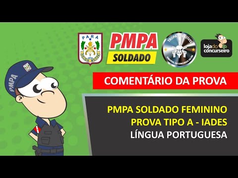 Correção da Prova PMPA Feminino 2021 - LÍNGUA PORTUGUESA - Yara Coeli
