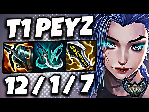 T1 Peyz Jinx vs Aphelios [ ADC ] Korea Challenger Patch 25.24