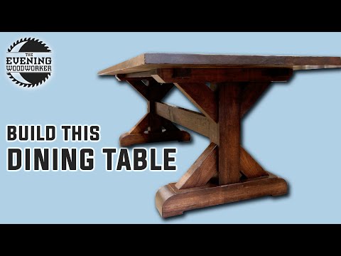 Building a Massive 9ft Farmhouse Table in My Garage Shop