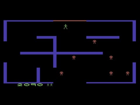 Lukozer Retro Game Review 248 - Berzerk Redux - Commodore 64