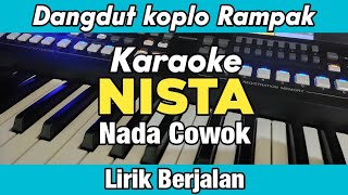 Download lagu Karaoke - Nista Nada Cowok Dangdut koplo Rampak Lirik Berjalan | Yamaha PSR SX600 mp3