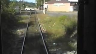 preview picture of video 'Amtrak Street running in Lafayette Indiana May 1994'