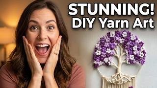 25+ DIY YARN WALL HANGINGS | WALL HANGING CRAFT IDEAS #wallhanging #wallhangingideas
