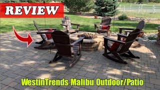 WestinTrends Malibu Outdoor/Patio Poly Adirondack Rocking Chair Review