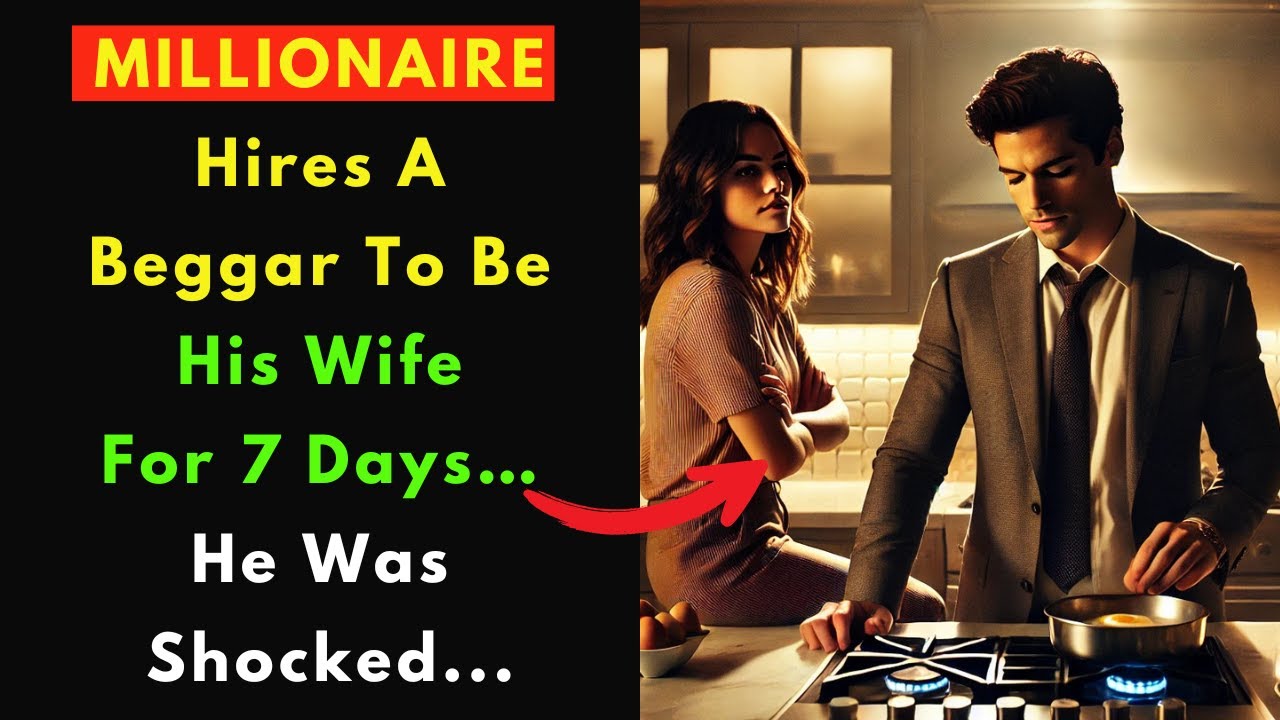 Millionaire Hires A Beggar To Be His Wife For 7 Days - What Happened Next Left Him Speechless!