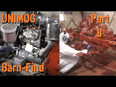 Unimog Barn Find. Part 8 - Getting some color on it!