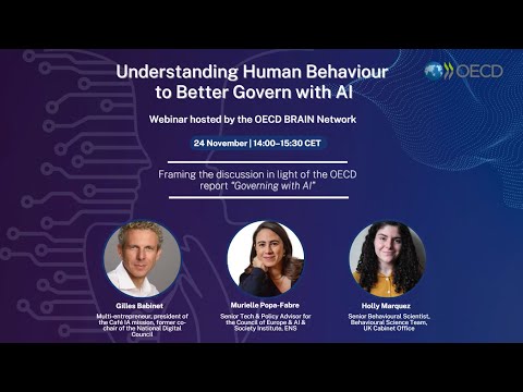 BRAIN Webinar - Understanding human behaviour to better govern with AI