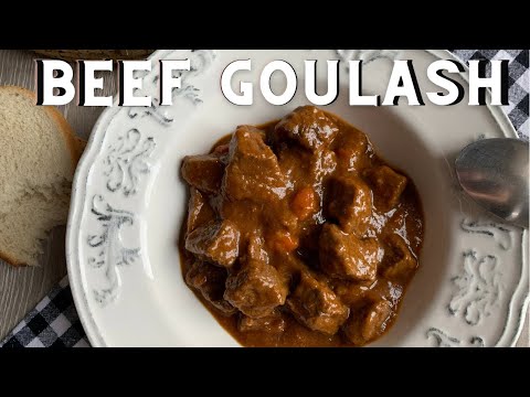 Classic BEEF GOULASH Recipe | How to Make a Traditional Beef Goulash | Golaž