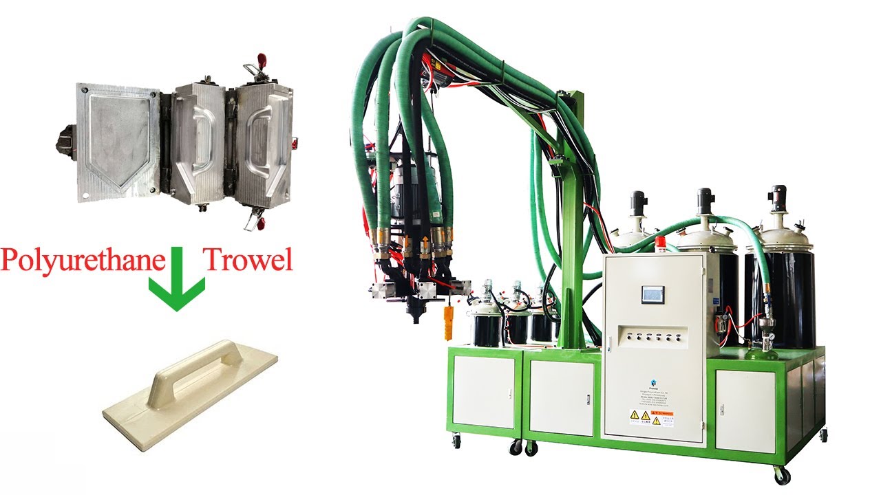 Polyurethane Foam Injection Machine For Trowel Hand Tool Floating Plaster Walls