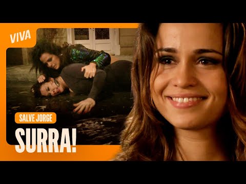 ACERTO DE CONTAS! MORENA DÁ UMA SURRA EM LÍVIA | SALVE JORGE | CENAS MARCANTES