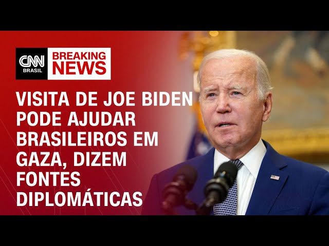 Visita de Joe Biden pode ajudar brasileiros em Gaza, dizem fontes diplomáticas | CNN ARENA