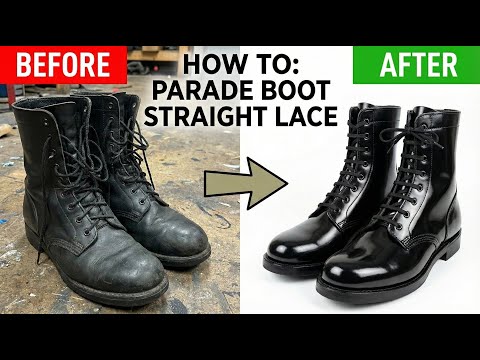 Straight Lace your Parade Boots