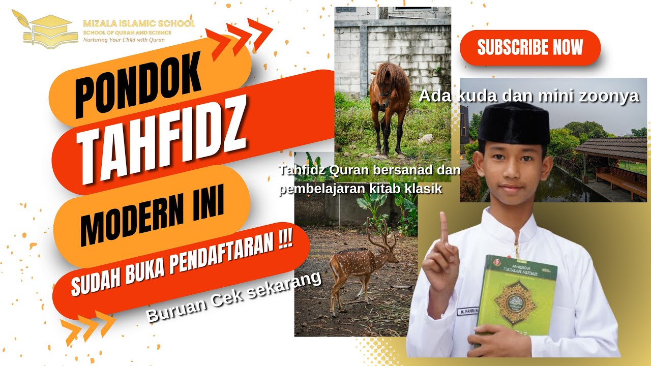 ADA MINI ZOONYA? PONDOK PESANTREN TAHFIDZ DAN KITAB KLASIK INI UDAH BUKA PENDAFTARAN!!