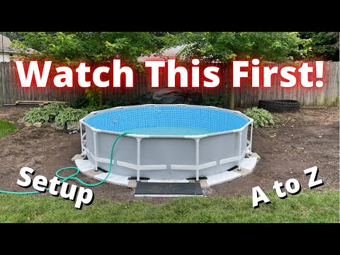 Intex Frame Pool Complete Setup