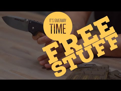 It's Giveaway time! FREE Cold Steel gear and more! No purchase necessary.