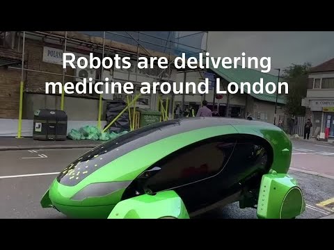 機器人汽車利用人工智能提供護理上門醫療服務 (Robotic car uses AI to deliver care home medicine)