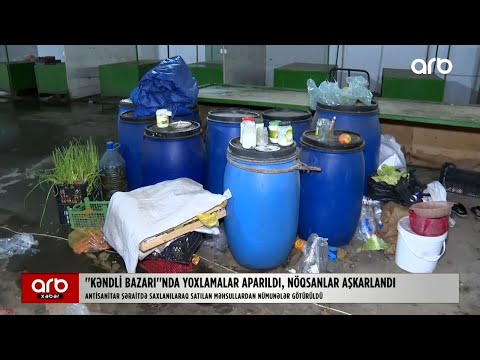 Nəsimi rayonu ərazisində fəaliyyət göstərən bazarda yoxlama həyata keçirilib