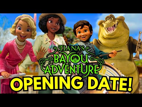 Tiana's Bayou Adventure OPENING DATE and NEW DETAILS for Walt Disney World!