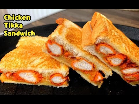 How To Make Chicken Tikka Sandwich /Chicken Tikka Sandwich Recipe By Yasmin’s Cooking Video