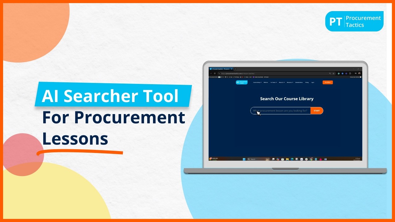 Procurement Sciences AI tutorial