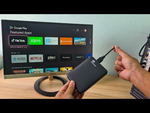 Превратите ПК/ноутбук в Android TV с помощью внешнего жесткого диска
