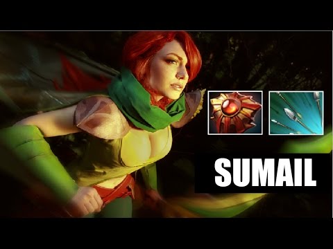 Solar Crest + Focus Fire Windranger by Sumail - Top MMR Pro Player Gameplay | Dota 2