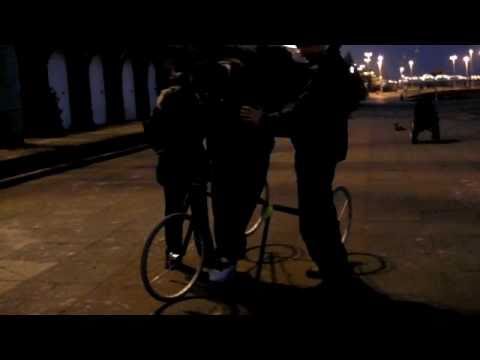 Eddie Kidd test frame walk 9th feb 2011