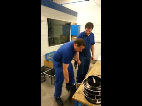 Only Justin & Tony can lift this one handed