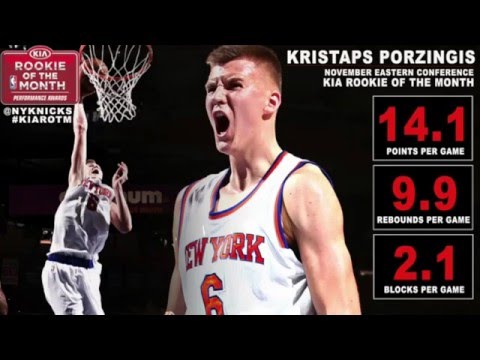 PORZINGIS ROOKIE OF THE MONTH!?!