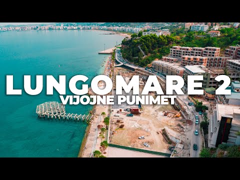 LUNGOMARE 2, PISHINE OLIMPIKE E PARKIM NENTOKESOR | 4K DRONE VIDEO, VLORE 2021